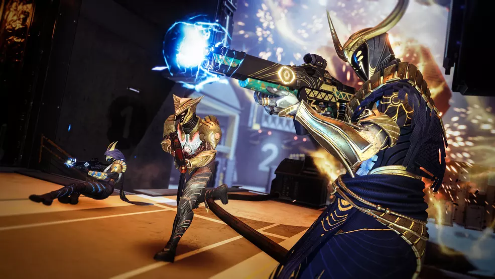 Guardians fighting in Trials of Osiris in Destiny 2.