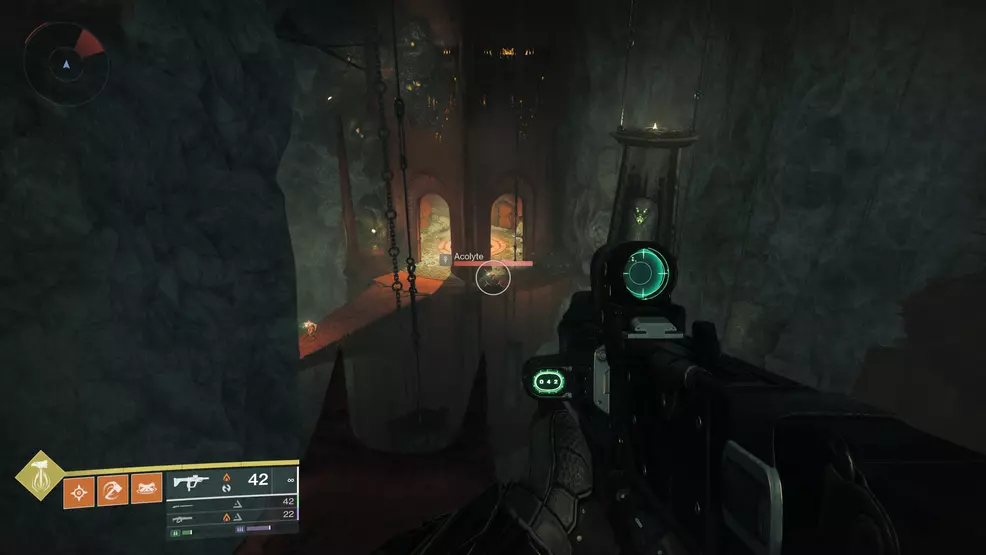 A set of Acolytes on the path to the final encounters of the Oblation: Bloodline Exotic Mission in Destiny 2.