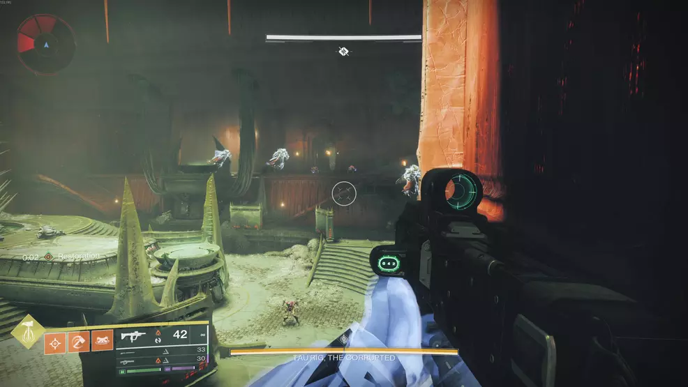 The Wizards you need to follow in the final encounter of the Oblation: Bloodline Exotic Mission in Destiny 2.