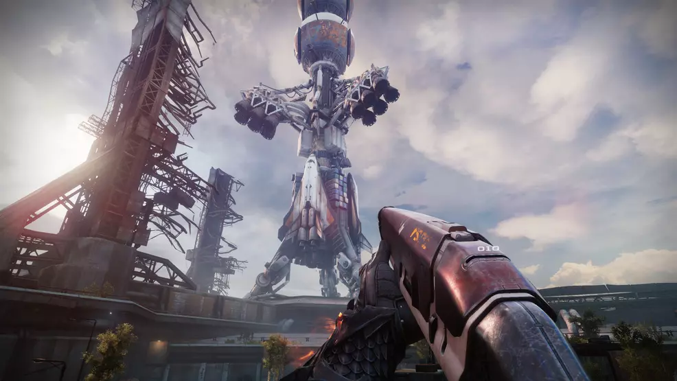 Holding the Pure Recollection Shotgun in Destiny 2.