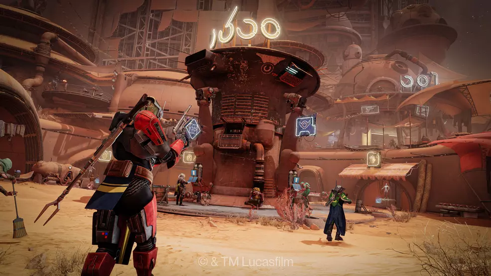 The Tharsis Bazaar in Destiny 2.