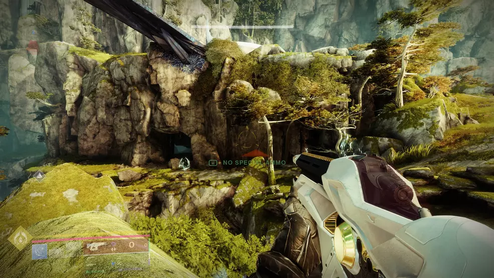 Tethys in his cave in Destiny 2