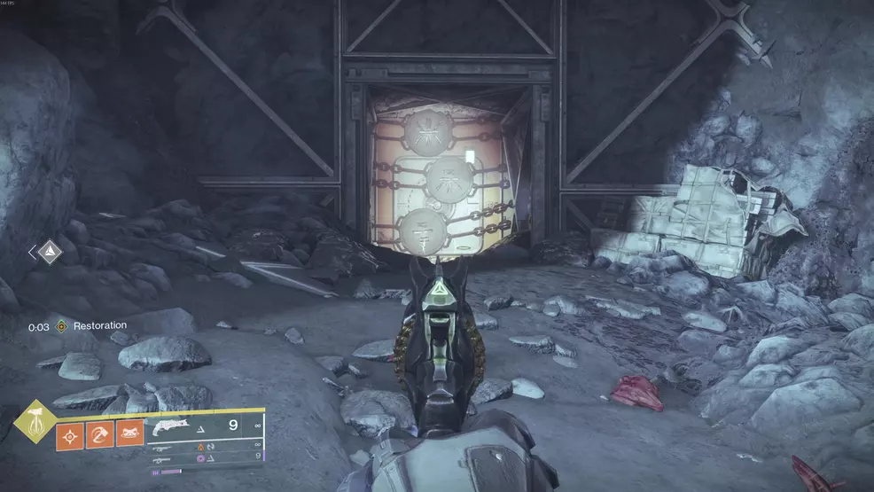 The K1 Revelation Hive rune door in Destiny 2.