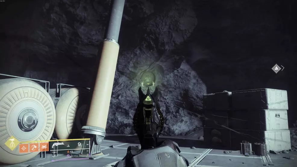 A Hive rune disc in Destiny 2.