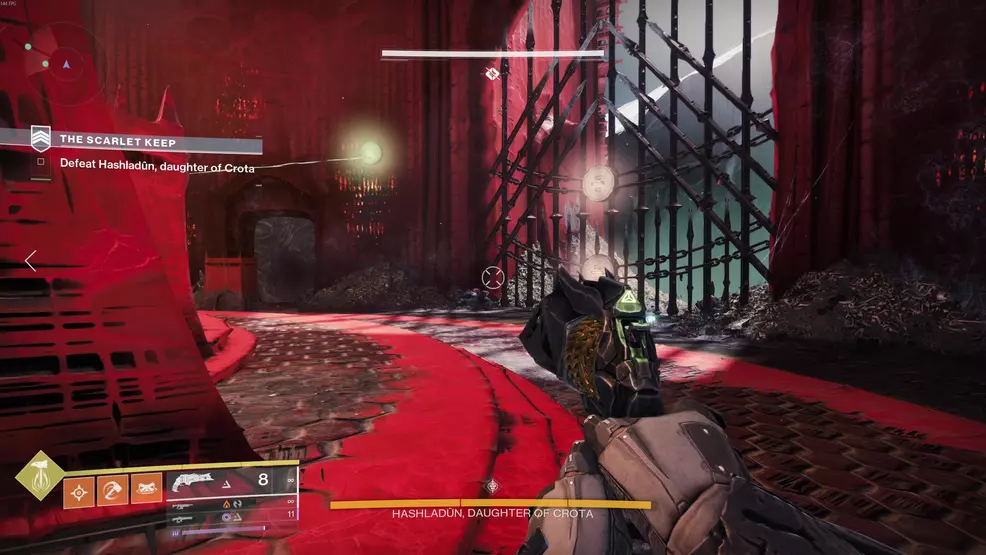 Runes found at the top of the Scarlet Keep in Destiny 2.