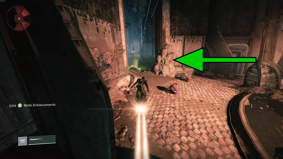 A path deeper into the Shrine of Oryx in Destiny 2.