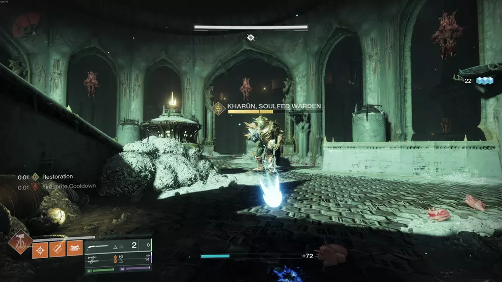The Knight boss of the the Oblation: Soulfed Exotic mission in Destiny 2.