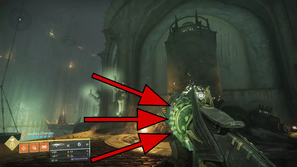 The Hive runes on the Cull's Shadow Weapon of Sorrow.