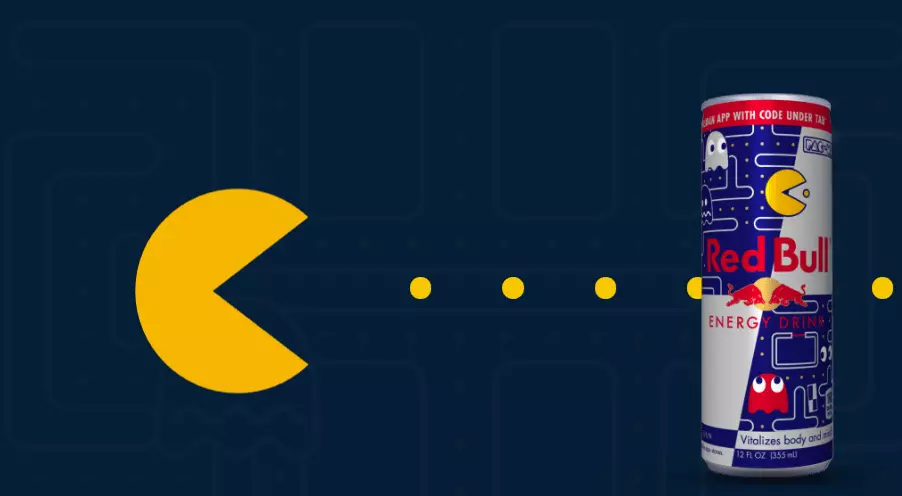 PAC-MAN Limited-Edition Red Bull Energy Drink Can announced | Shacknews