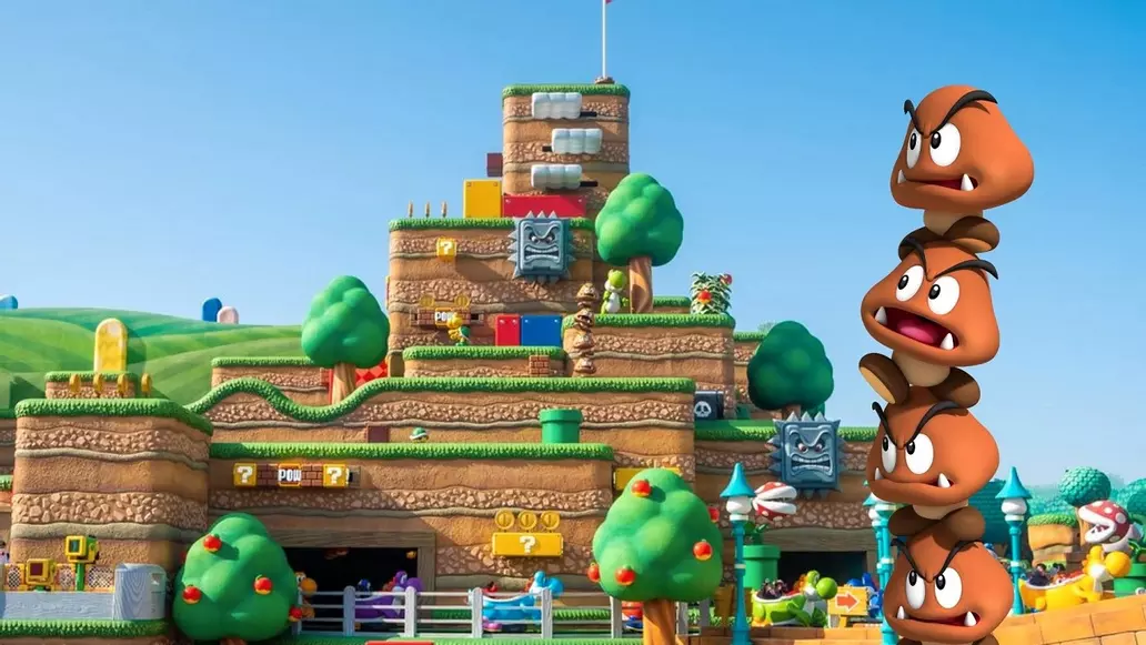 Super Nintendo World ride suspended as stack of Goombas break loose ...