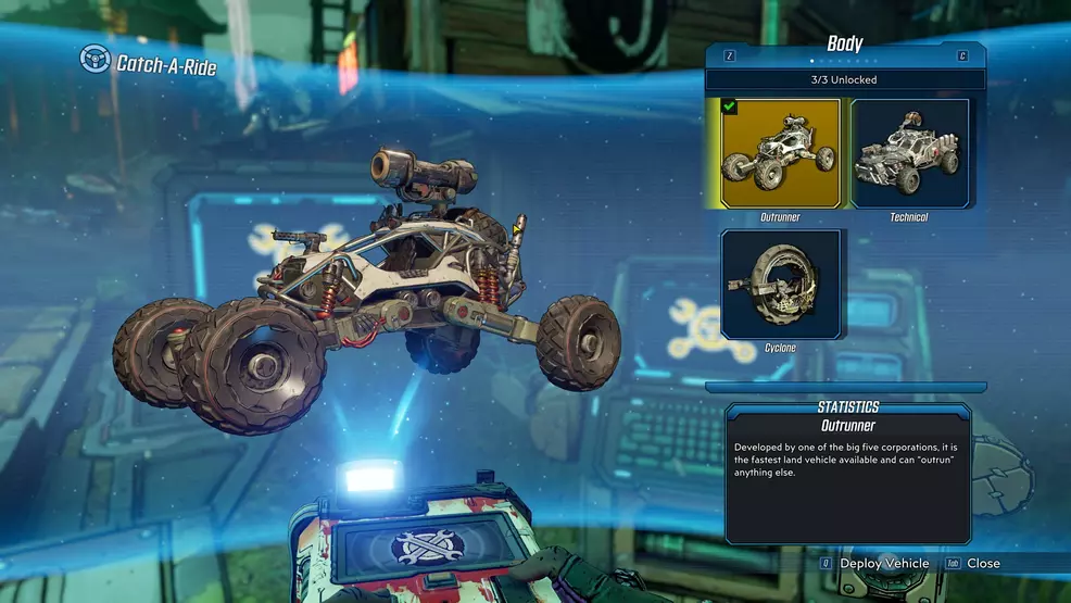 Borderlands Outrunner How to get new vehicles in Borderlands 3 | Shacknews