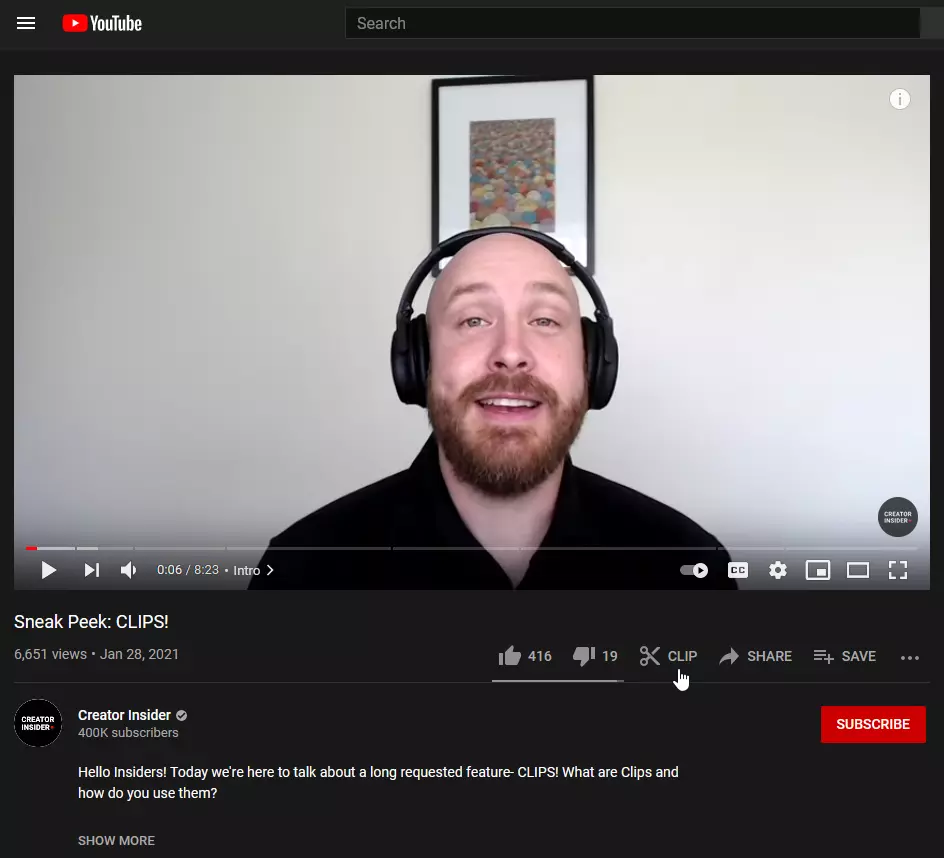 Clips Making How to make clips on YouTube | Shacknews