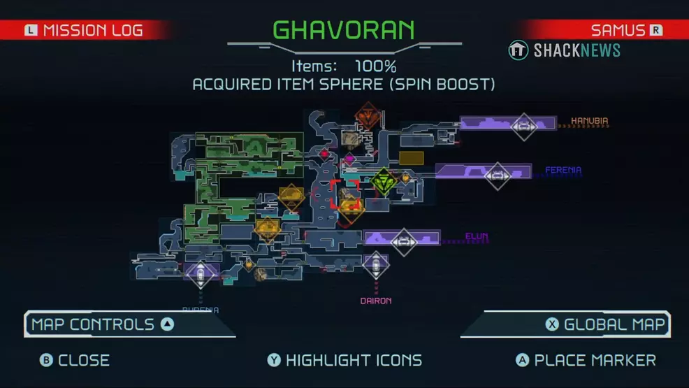 Metroid Dread - Area and World Maps | Shacknews
