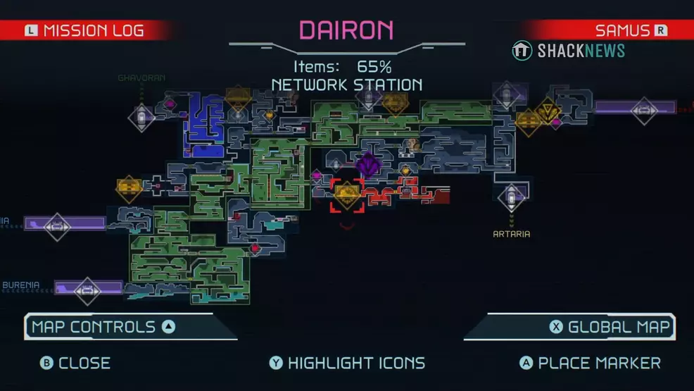 Metroid Dread - Area and World Maps | Shacknews