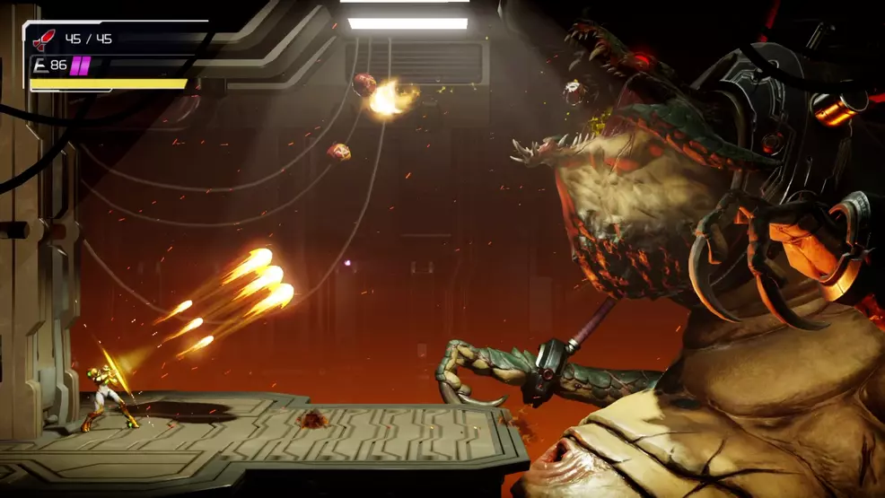 Kraid Projectile How to beat the second boss, Kraid - Metroid Dread | Shacknews