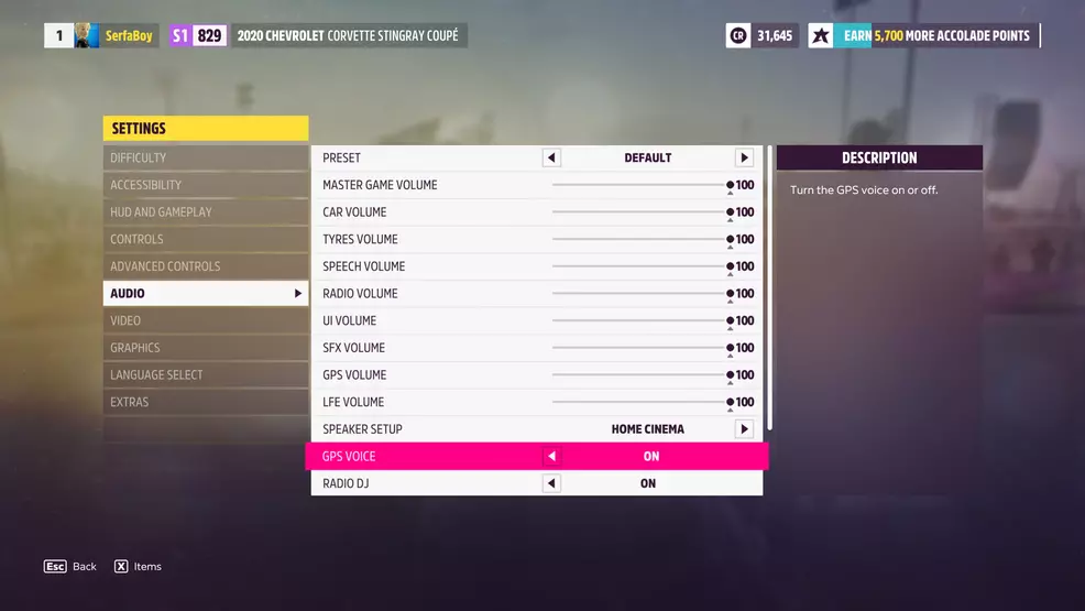 How to turn the narrator off Forza Horizon 5 Shacknews