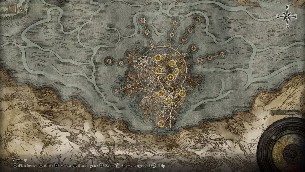 Haligtree Location Map Elden Ring map | Shacknews