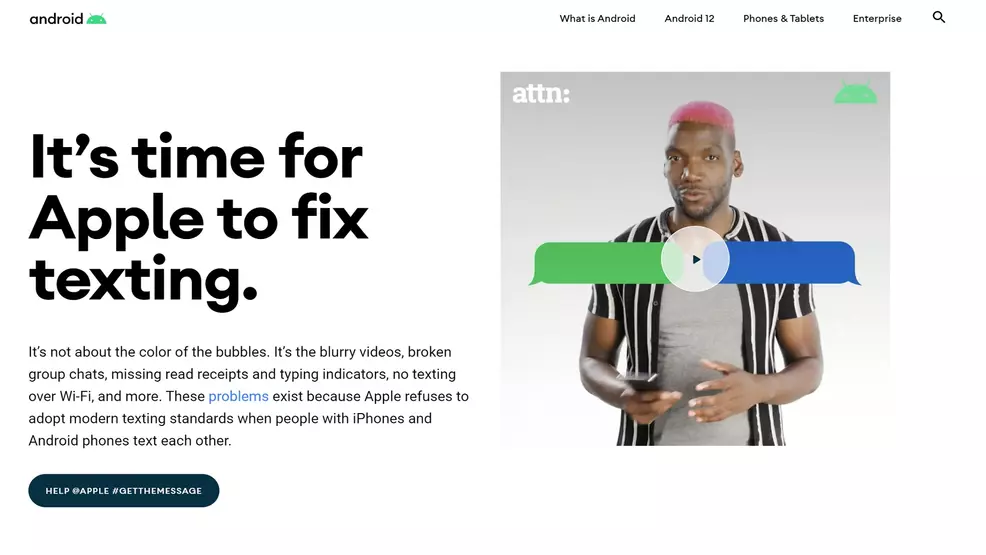 Android asks Apple to fix texting and end green bubbles forever | Shacknews
