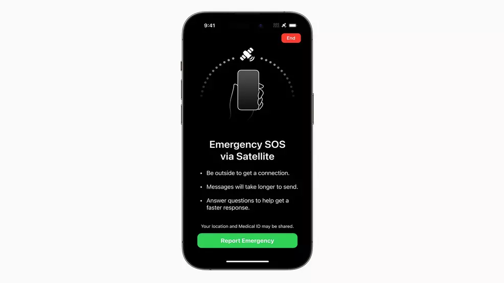 Sos Texting Apple invests $450M in satellite networks for Emergency SOS texting ...