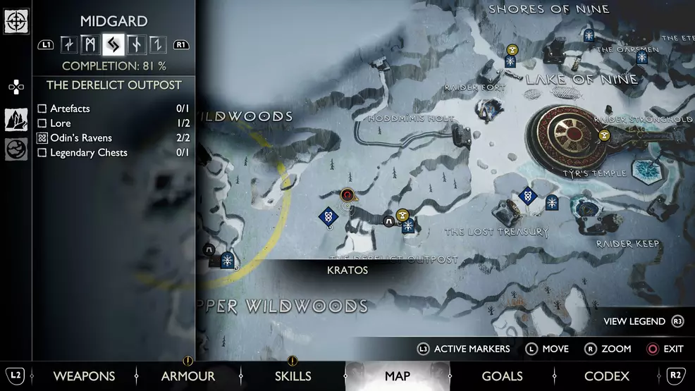 Antifacrt Map Ragnarok All Artifacts & Kvasir's Poems locations - God of War Ragnarok | Shacknews
