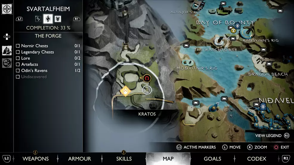 Antifacrt Map Ragnarok All Artifacts & Kvasir's Poems locations - God of War Ragnarok | Shacknews