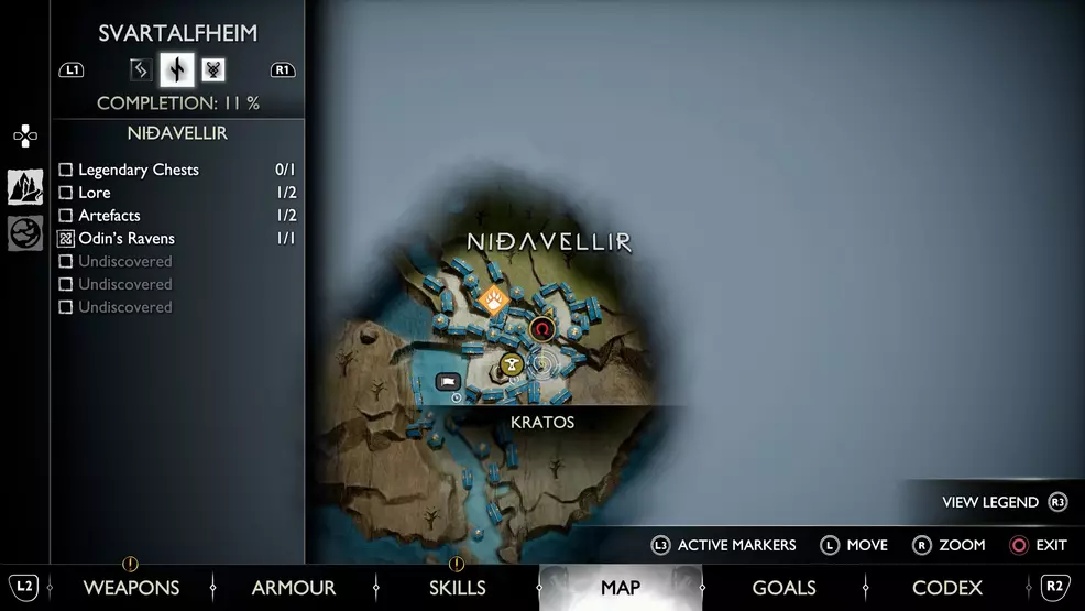 Antifacrt Map Ragnarok All Artifacts & Kvasir's Poems locations - God of War Ragnarok | Shacknews
