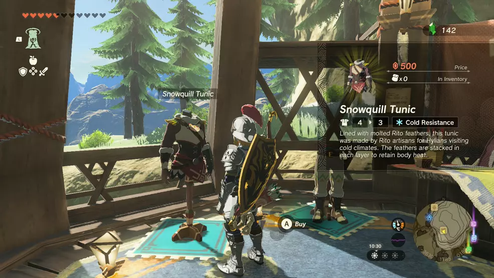 Where to find Cold Resistance armor - The Legend of Zelda: Tears of the ...