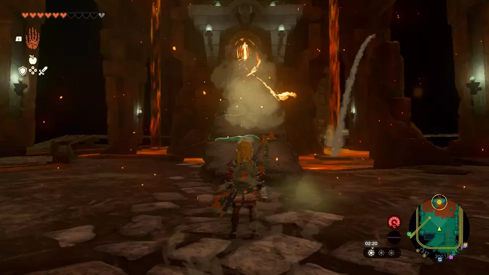 Zelda Ramp Fire Temple & Marbled Gohma boss - Zelda: Tears of the Kingdom | Shacknews
