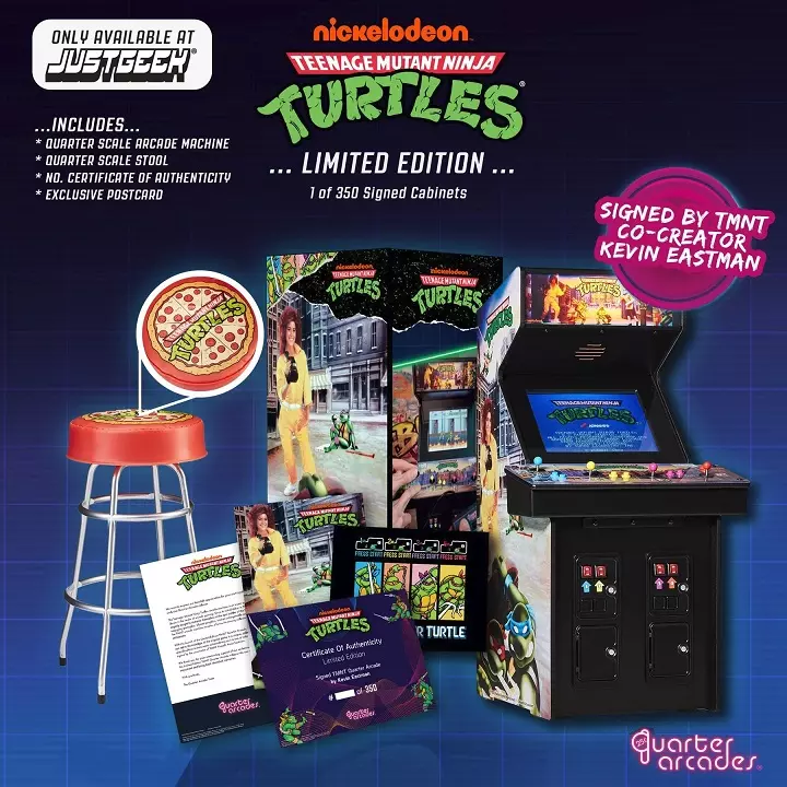 Tmnt Scale TMNT 1/4-scale playable arcades announced by Numskull Designs | Shacknews