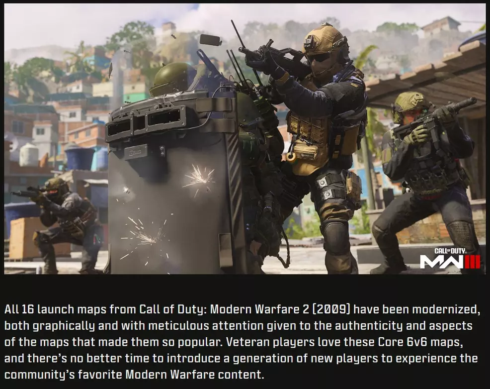 Call of Duty: Modern Warfare 3 details revealed, including 16 revamped ...