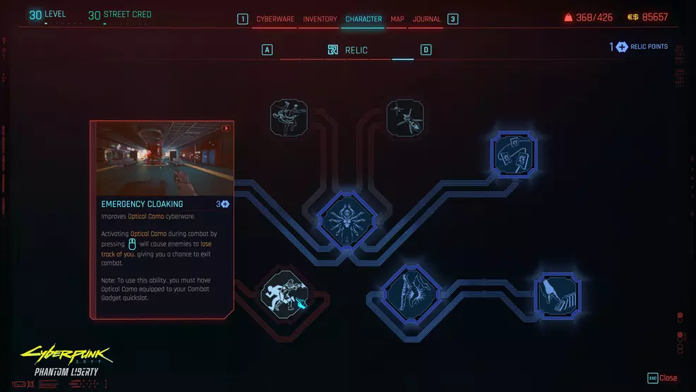 The Cyberpunk 2077 Build Planner lets you experiment with 2.0 character