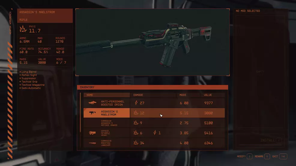 How to rename weapons - Starfield | Shacknews