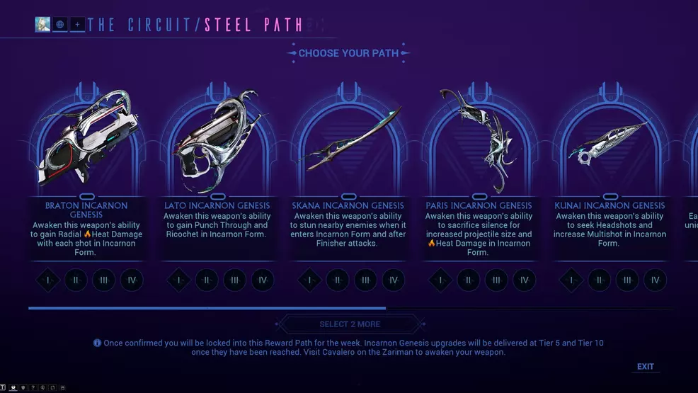What is the Incarnon weapon rotation this week in Warframe? | Shacknews
