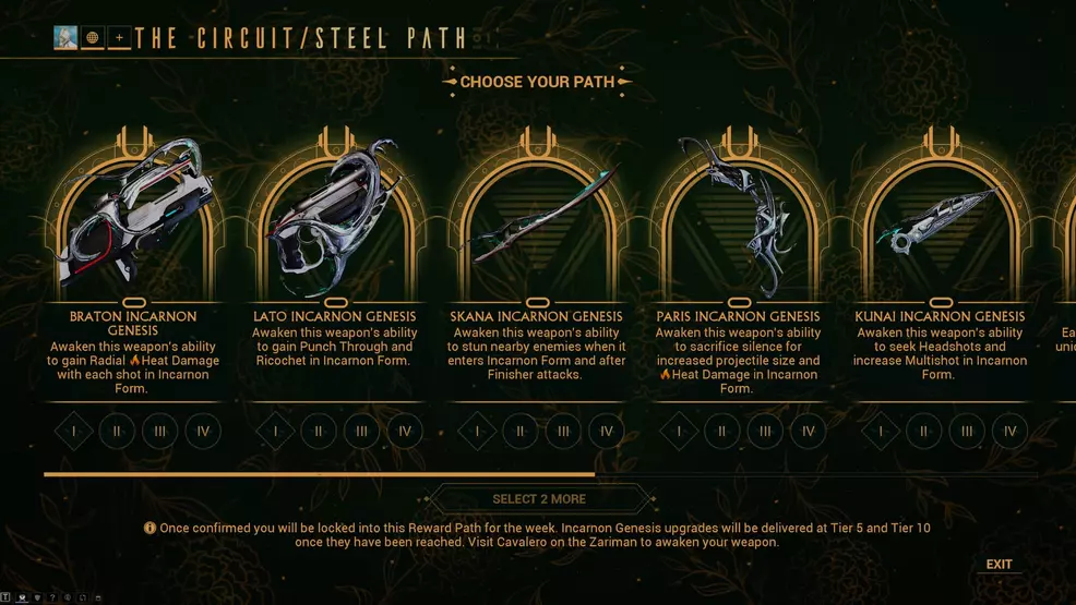 What is the Incarnon weapon rotation this week in Warframe? | Shacknews