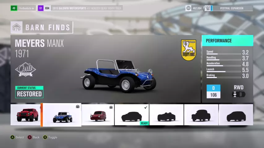 Meyers manx forza horizon 3 sales